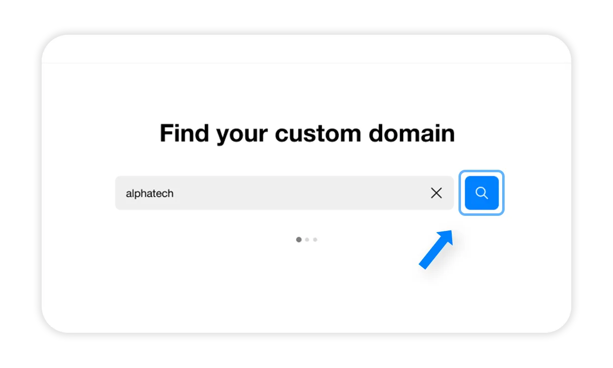Find a custom domain
