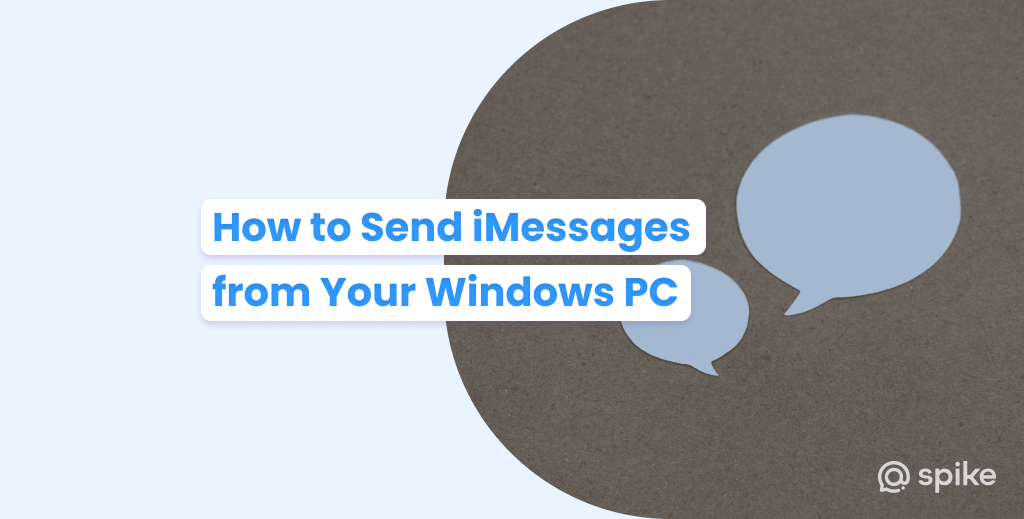 send and receive iMessage on Windows