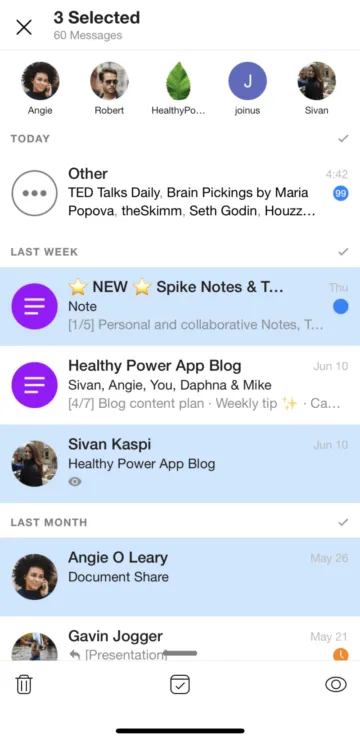 Spike email