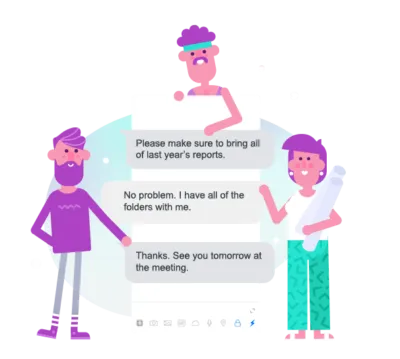 business communication app email app