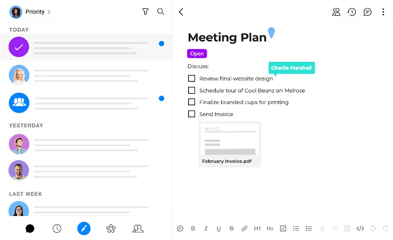 Tasks