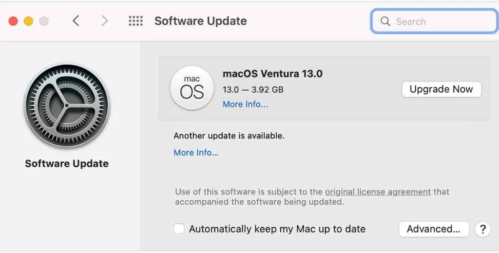 macOS Security Update