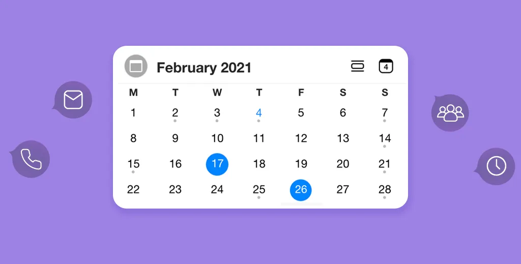 spike calendar feature